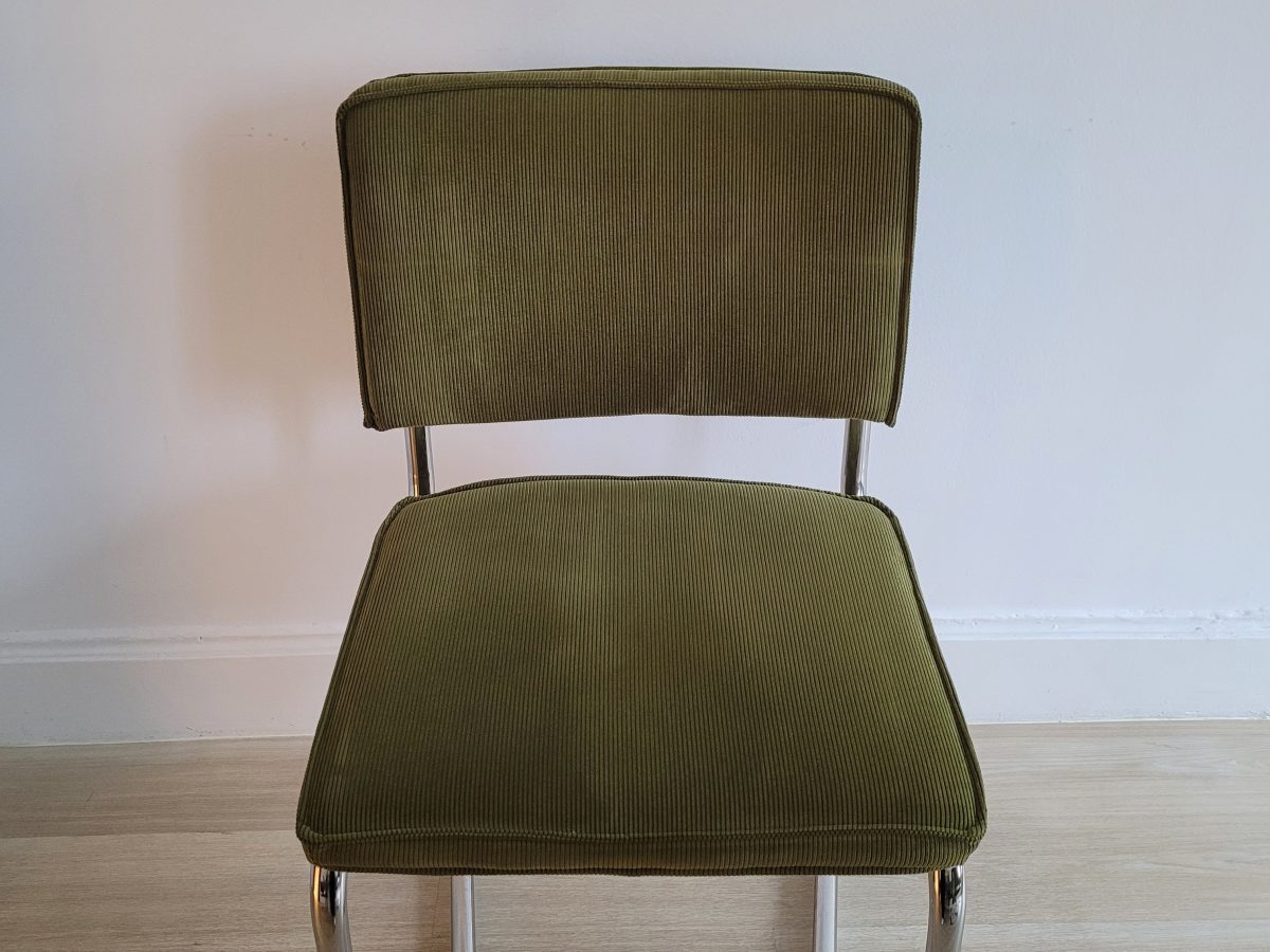 Chaise de réunion Zuiver Ridge Rib vert - OCCASION – Image 2