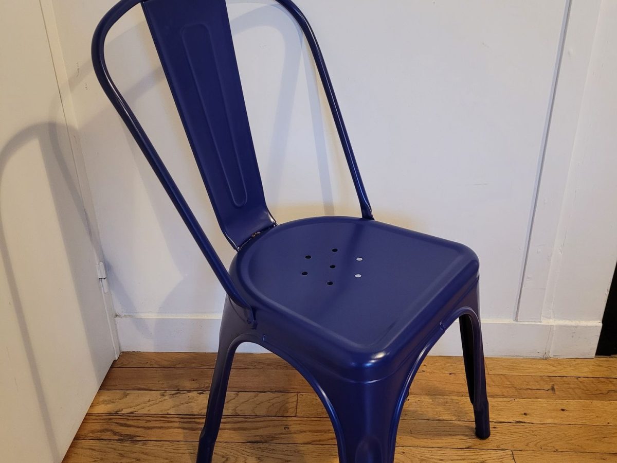 Chaise en fer UHS bleu marine - OCCASION – Image 4