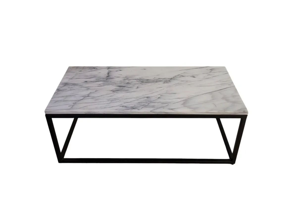 Table basse DESIR 10 marbre blanc - OCCASION