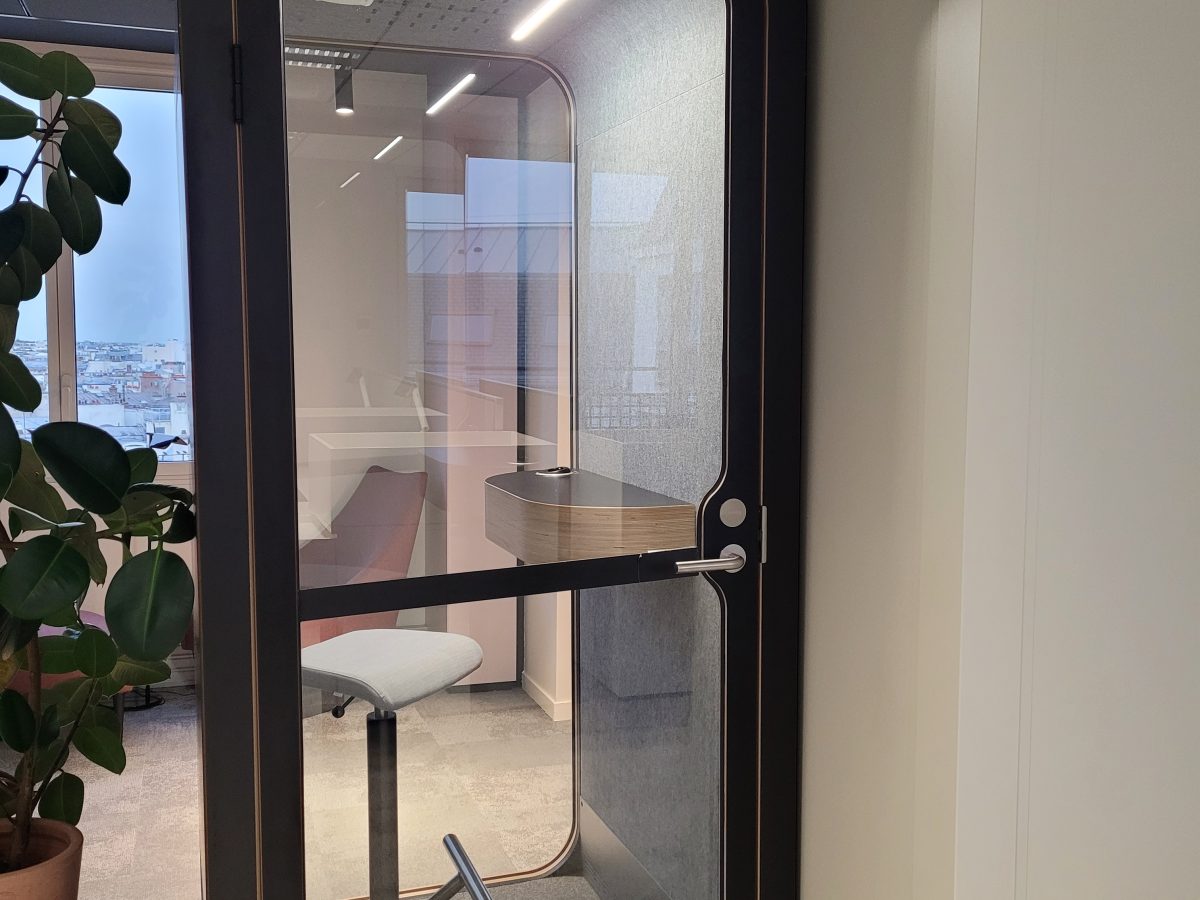 Cabine acoustique individuelle Framery LINZI Noir - OCCASION – Image 2