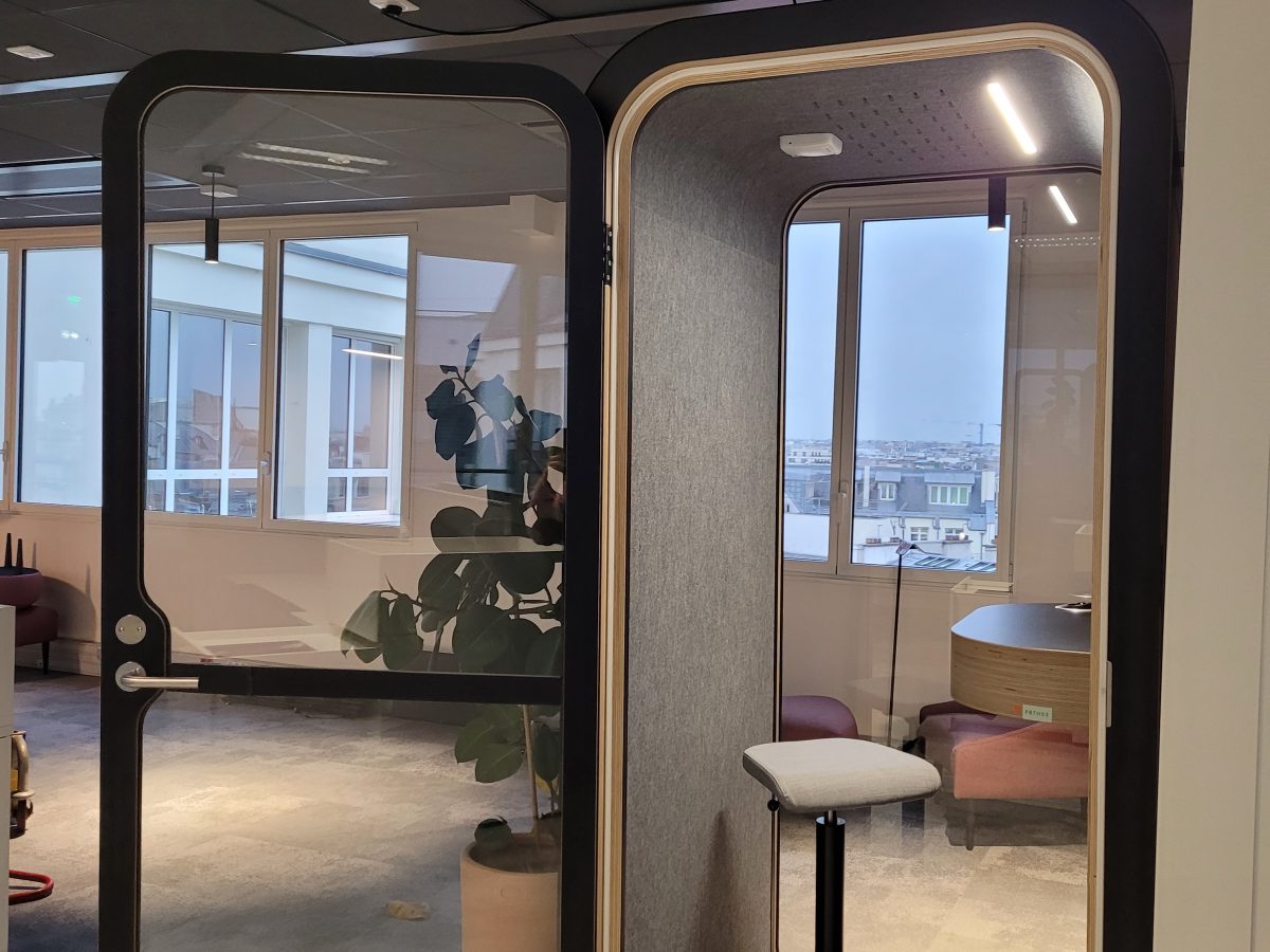 Cabine acoustique individuelle Framery LINZI Noir - OCCASION – Image 3