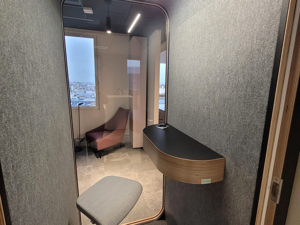 Cabine acoustique individuelle Framery LINZI Noir - OCCASION – Image 4