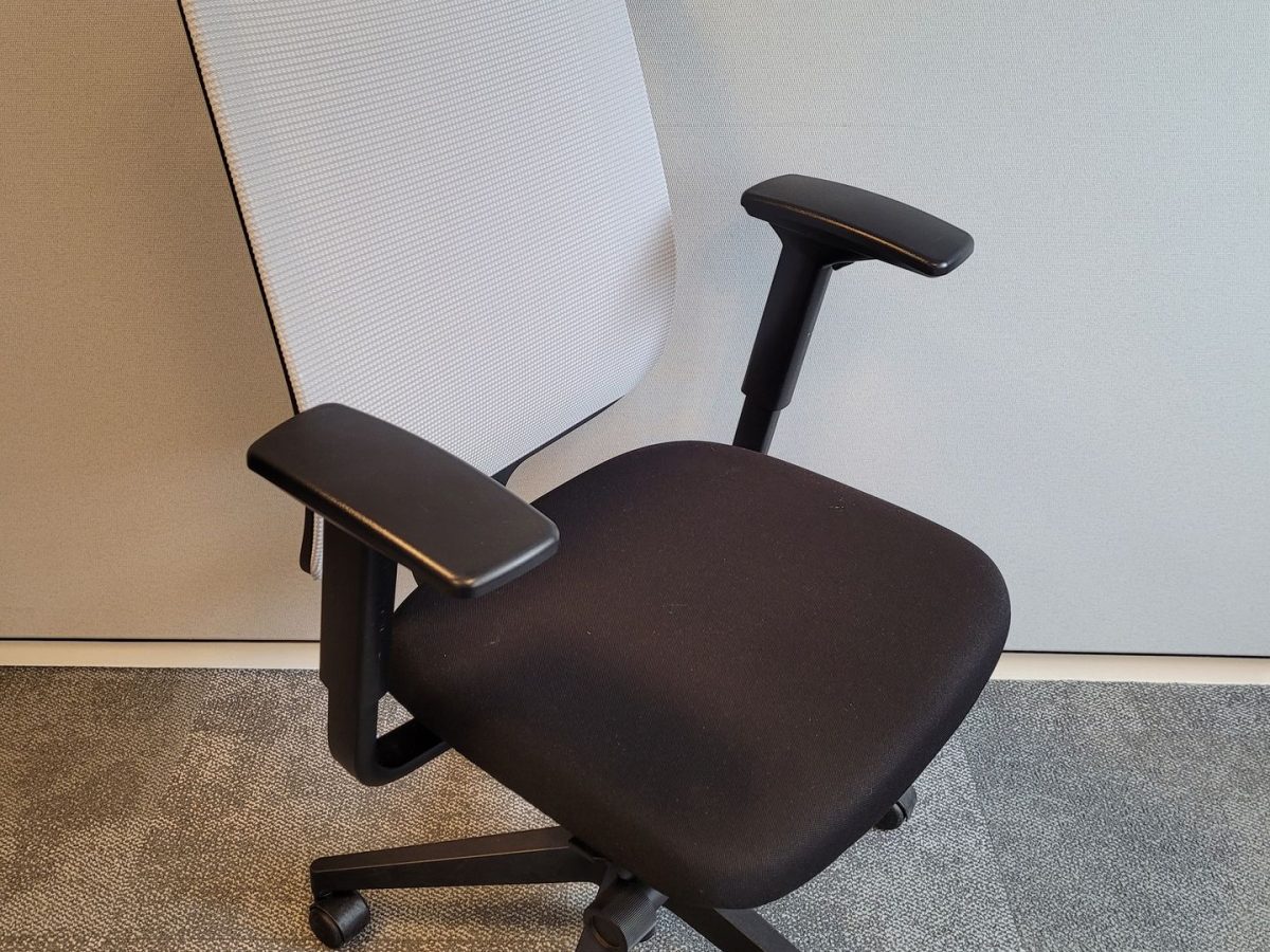 Siège Steelcase Reply Air gris/noir - OCCASION – Image 2