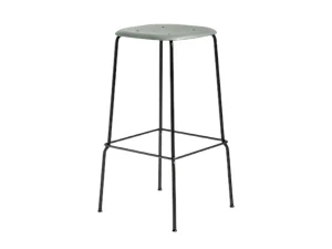 Tabouret mi-haut (lounge) vert olive SPASKA - OCCASION