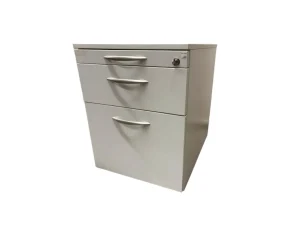 Caisson mobile blanc 2 Tiroirs+ Plumier RECEP 3 - OCCASION