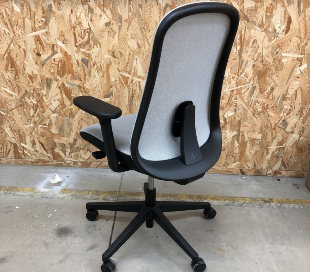 Fauteuil Herman Miller LINO Blanc/Bleu/Noir - NEUF – Image 3